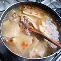 El cooksnap de Danahe Valdebenito Oyarce cuando hizo Pantrucas de la tía Sara (con carne molida).