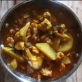 Dr. Pushpa Dixit का कुकस्नैप जब उन्होंने आलू बड़ी की सब्जी (Aloo Badi ki sabji recipe in Hindi) बनाया था।