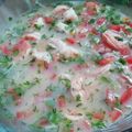 El cooksnap de Guerrera de la Fe cuando hizo Ceviche de camarón.