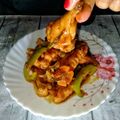Cooksnap shazrina semasa beliau membuat Ayam grill simple mama Intan.