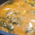 El cooksnap de "Cocina con Celi" cuando hizo Garbanzos con migas de bacalao y espinacas.