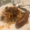 El cooksnap de Lucas Rodriguez costantino cuando hizo Butifarra al vermut, con champiñones.