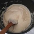 El cooksnap de Lu Mormina cuando hizo Salsa blanca.