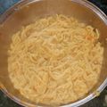 Anushka sen का कुकस्नैप जब उन्होंने मक्खन मैगी (makhan maggi recipe in Hindi) बनाया था।