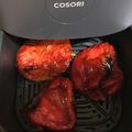 El cooksnap de Ramón Muñoz cuando hizo Pimientos rojos asados en freidora de aire.