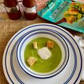 El cooksnap de Julieta Sarmiento cuando hizo Crema de Espinacas.
