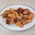 Cooksnap από Dimitra Kontonikolaou στη συνταγή Χοιρινό μεζές στο φούρνο με πατάτες και πορτοκάλι Αντώνης