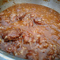 El cooksnap de Mari Trini Hernandez Peñalva cuando hizo Carrilleras de ternera al vino tinto.