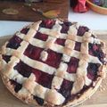 El cooksnap de Claudia RF cuando hizo Tarta de frutos rojos.