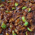 Cooksnap 0h Hana !! semasa beliau membuat Sambal Bilis Petai.