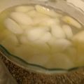 El cooksnap de Dani Blanco cuando hizo Peras en almíbar.