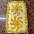 El cooksnap de Carolina Nobrega cuando hizo Pavé de Durazno sin cocción.