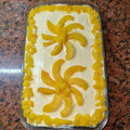 El cooksnap de Carolina Nobrega cuando hizo Pavé de Durazno sin cocción.