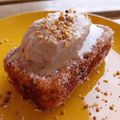 El cooksnap de Toni Martín cuando hizo Torrijas al anís con crema pastelera y azúcar quemada.