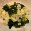 シャンタン's cooksnap of when they made キャベツとワカメのナムル風サラダ.