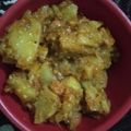 Preeti Mittal का कुकस्नैप जब उन्होंने आलू मटर गाजर की सब्जी (aloo matar gajar ki sabzi recipe in Hindi) बनाया था।
