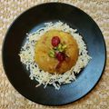 Sangita Kalra's cooksnap of when they made Moong dal halwa/ instant moong dal sheera.