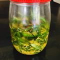 Sneha Patel's cooksnap of when they made રાયતાં મરચા (Raita Marcha Recipe In Gujarati).
