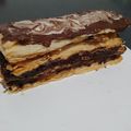 El cooksnap de Mayra Flores cuando hizo Milhojas con dulce de leche.