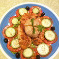 El cooksnap de Diego cuando hizo Filete de pescado empanizado con ensalada verde.