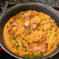 El cooksnap de anmulero cuando hizo Arroz con conejo al vino dorado del Campo de Cartagena.