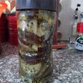El cooksnap de Noelia Pereira cuando hizo Berenjenas al escabeche.