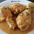 El cooksnap de Encar cuando hizo Contramuslos de pollo con salsa cremosa de calabaza y queso Skyr.