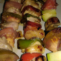El cooksnap de Hector B cuando hizo Brochetas de pollo y pimientos.