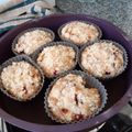 El cooksnap de Valericco cuando hizo Muffins arándanos sin tacc con crumble.