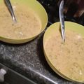 Chef Mommy Nessa's cooksnap of when they made Broccoli Cheese Soup.
