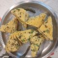 Ruhi jain का कुकस्नैप जब उन्होंने खम्मन ढोकला (khaman dhokla recipe in Hindi) बनाया था।