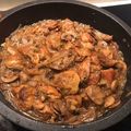 El cooksnap de Charles cuando hizo Conejo encebollado.