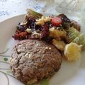 El cooksnap de Marian Rodríguez cuando hizo Hamburguesas de Lentejas.