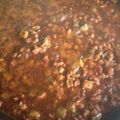 El cooksnap de Dani Morones cuando hizo Taquitos de barbacoa de soya con ensalada fresca de manzana.
