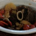El cooksnap de Noelen cuando hizo Osobucco (Caracú) al malbec.