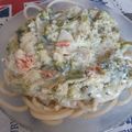 El cooksnap de Gg cuando hizo Fideos con brócoli y salsa Blanca.