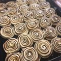 El cooksnap de Melina Gallardo cuando hizo Rolls de canela.