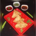 sarita Sharma's cooksnap of when they made Samosa.