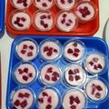 Cooksnap dari Eriyani untuk resep Puding sus stobery dengan toping buah naga.