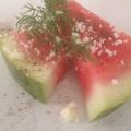 dailycooking's cooksnap of when they made Watermelon Wedges With Feta And Mint.