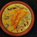 Mukti Bhargava का कुकस्नैप जब उन्होंने मैंगो राइस खीर (Mango rice kheer recipe in hindi) बनाया था।