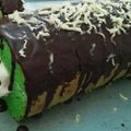 Cooksnap dari rini afriani untuk resep Roll Cake Pandan Coklat