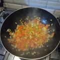 El cooksnap de Andres cuando hizo Salsa de puerro, morrón y queso.