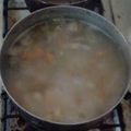 El cooksnap de Cinthya Cruz cuando hizo Sopa de verduras con pollo.