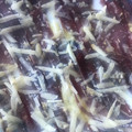 El cooksnap de arodsot cuando hizo Cecina de León con queso curado y chocolate negro.