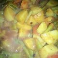 Soni Chaturvedi's cooksnap of when they made Aalu saim sabji.