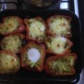 El cooksnap de Luci cuando hizo Morrones rellenos.