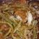 El cooksnap de Delicias Tortas cuando hizo Fideos caseros huevo-espinaca-morrón.