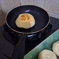 Cooksnap dari fayyyyyyy untuk resep Roti Arab "Khubz" isi Keju Pakai Teflon