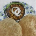 Falguni Patel's cooksnap of when they made છોલે પૂરી (Chhole Poori Recipe In Gujarati).